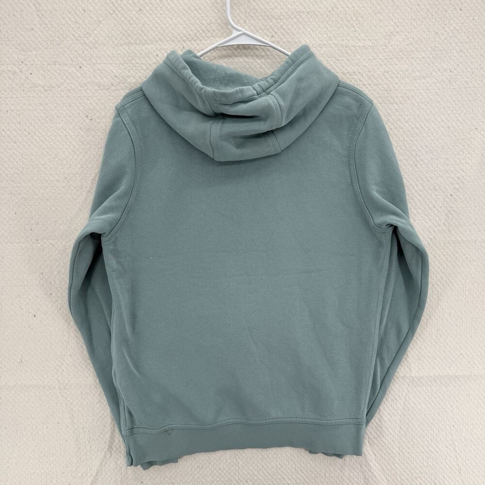 Nike Hoodie Mens M Green Seafoam Pullover Fleece Sweatshirt Embroidered Swoosh - Picture 3 of 10